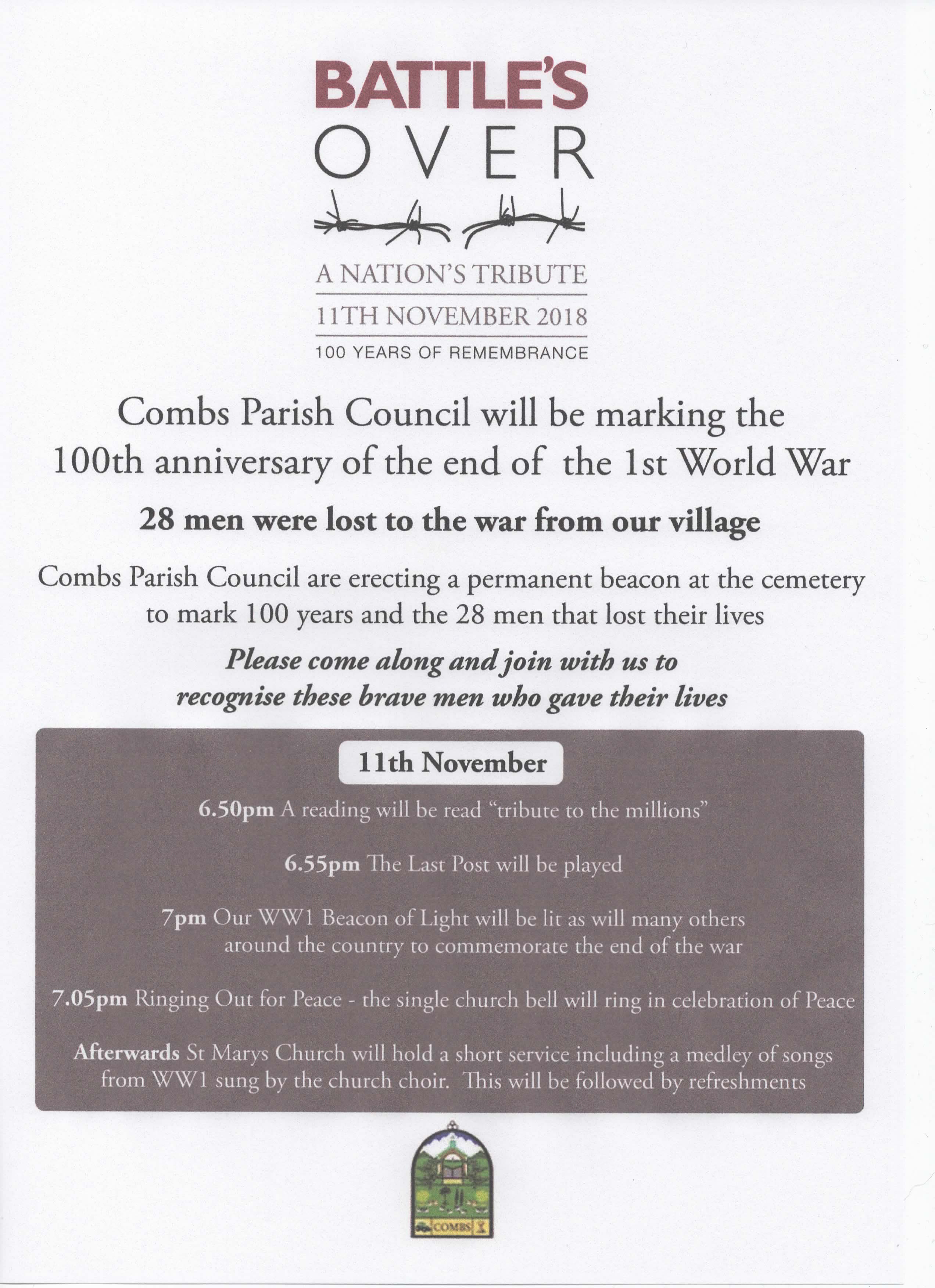 WW1 Centenery commemoration