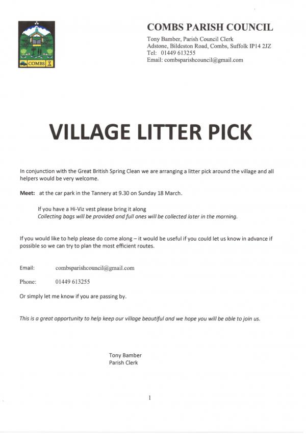 Combs Litter Pick